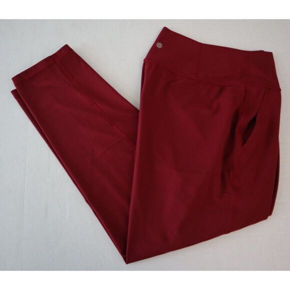 Athleta 533562-03 Women's Sz Small Burgundy Semi-Fitted Elation Pants - Picture 9 of 10